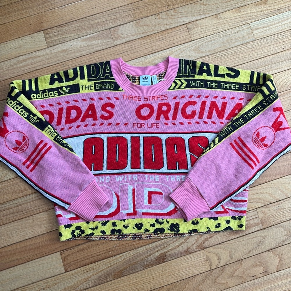 Pink Adidas Sweater